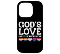 God's Love Is Fully Inclusive LGBTQIA+ Gay Pride Christian Custodia per iPhone 14 Pro
