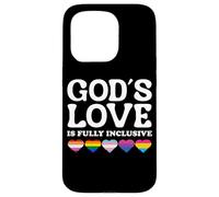 God's Love Is Fully Inclusive LGBTQIA+ Gay Pride Christian Custodia per iPhone 15 Pro