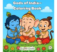 Gods of India-Coloring Book: Simple, fun activity book for kids