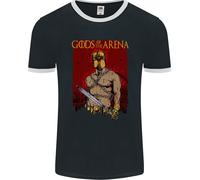 Gods Of The Arena MMA Martial Arts Gym Uomo Ringer T-Shirt FotL