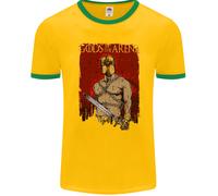 Gods Of The Arena MMA Martial Arts Gym Uomo Ringer T-Shirt FotL