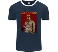 Gods Of The Arena MMA Martial Arts Gym Uomo Ringer T-Shirt FotL