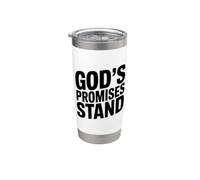 God's Promise Stands Bicchiere termico in acciaio inox doppia parete