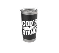 God's Promise Stands Bicchiere termico in acciaio inox doppia parete