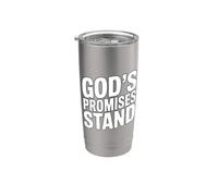 God's Promise Stands Bicchiere termico in acciaio inox doppia parete