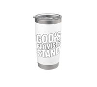 God's Promise Stands Bicchiere termico in acciaio inox doppia parete