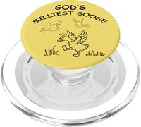 God's Silliest Goose Funny Bizzarro Oca Amante PopSockets PopGrip per MagSafe