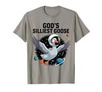 God's Silliest Goose Meme Meme Divertenti Meme Internet Gen-Z Maglietta