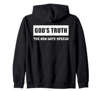 God's Truth The New Hate Speech: Political Correctness Felpa con Cappuccio
