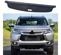 GODSLLY Car Retrattile Rear Borse Bagagliaio Cargo Cover, Compatibile per Mitsubishi Pajero Sport 2016-2022, Posteriore Ripiano Divisoria Bagagliaio Protezione