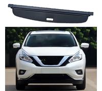 GODSLLY Car Retrattile Rear Borse Bagagliaio Cargo Cover, Compatibile per Nissan Murano 2016-2024, Posteriore Ripiano Divisoria Bagagliaio Protezione