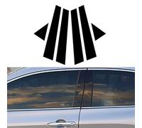 GODSLLY Compatibile con Audi A6 C7 2012-2018, Adesivi per Montanti per Finestrini Auto, Copertura Rivestimento del Finestrino Portiera dell'auto
