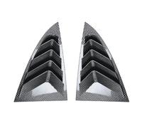 GODSLLY Compatibile per Tesla Model 3 2024+, 1 Paio Persiane a Feritoie del Lunotto Posteriore Dell'auto Tubiera Laterale Persiane per Finestrini, B Carbon Fiber Look