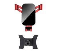 GODSLLY Porta Cellulare Auto Cruscotto, Compatibile per Audi Q2, Supporto Telefono 360° Portatelefono da Automobile Portacellulare Auto, B Red