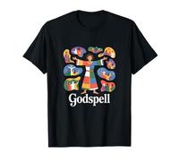 Godspell Retro Musical Theatre Classic Broadway Theatre Maglietta