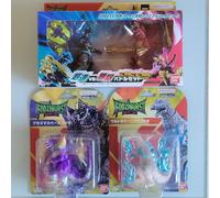 Godzburst Mechagodzilla vs Gigan Battle Set + 2 figurine Bandai JP nuove sigi...