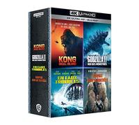 Godzilla 2 : roi des monstres + kong + rampage + en eaux troubles + pacific rim 4k ultra hd