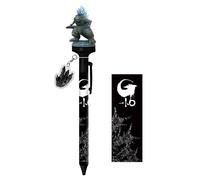 Godzilla 2023 Mascotte Penna a Sfera Figura 3D Piatto Inox Toho Ufficiale Gia...