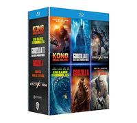 Godzilla + godzilla 2 : roi des monstres + kong + rampage + en eaux troubles + pacific rim