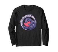 Godzilla Kaiju Sized Love Cute Cuddly Heart Valentine's Day Maglia a Manica