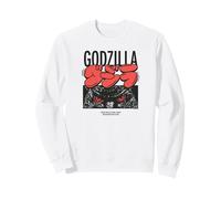 Godzilla Kanji Bubble Letters with Eyes Close-up Kaiju Movie Felpa