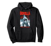 Godzilla King of The Monsters Tokyo Japan Red Text Movie Felpa con Cappuccio