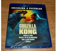 Godzilla & Kong Collezione 4 Film 4 Blu-Ray Nuovo Sigillato Azione