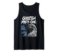 Godzilla Minus One Minimalist Monster Collage Movie Poster Canotta