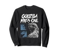 Godzilla Minus One Minimalist Monster Collage Movie Poster Felpa