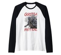 Godzilla Minus One Monster Portrait Modern Kaiju Movie Maglia con Maniche Raglan