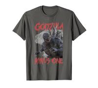 Godzilla Minus One Monster Portrait Modern Kaiju Movie Maglietta
