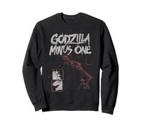 Godzilla Minus One Two Tone Monster Collage Movie Felpa