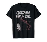 Godzilla Minus One Two Tone Monster Collage Movie Maglietta
