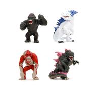 Jada Godzilla Metal Wave 1 Pop Culture Collectible Figures 4 pack - Godzilla Kin