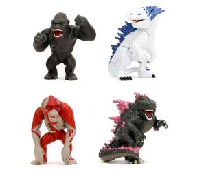 Godzilla Nano Metalfigs Diecast Mini Figures 4-Pack Wave 1 4 Cm Jada Toys