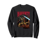 Godzilla Naughty Funny Christmas Retro Movie Monster Felpa