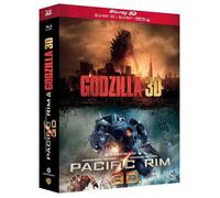 Godzilla + Pacific Rim 3D BLU-RAY NUOVO