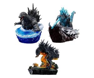 Godzilla Petitrama 3-Set Mini Figure From Zero To Minus One 9 cm MEGAHOUSE