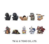 Godzilla Sofubi Puppet Mascot Vol.2 Set Completo Scatola 10pz TOHO 2023 Giappone