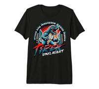 Godzilla - T-Rex When The Ancients Roam Again Maglietta Premium