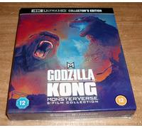 Godzilla Vs Kong Monsterverse 4K UHD Collezione 5 Film Nuovo Sigillato