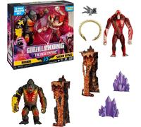 Godzilla x Kong, Confezione da 2 statuette articolate, 15 cm, Kong vs Skar King