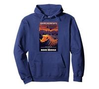 Godzilla x Kong Explore The Bone Bridge Postcard Movie Felpa con Cappuccio