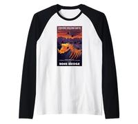 Godzilla x Kong Explore The Bone Bridge Postcard Movie Maglia con Maniche Raglan