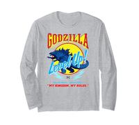 Godzilla x Kong Level Up Retro Video Game Movie Monster Maglia a Manica