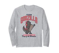 Godzilla x Kong Team Godzilla Mascot Retro Movie Monster Maglia a Manica