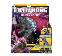 Godzilla x kong - il nuovo impero 7" titan evolution - godzilla articolato 16 cm con pelle rimovibile