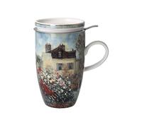 Goebel Claude Monet - Tazza da tè con coperchio e colino, 450 ml, in porcellana