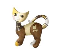 Goebel Figura di gatto Lara Rosina Wachtmeister Cat welt in porcellana di biscotto, multicolore, dimensioni: 17 x 6,5 x 18,5 cm, 31-400-96-1