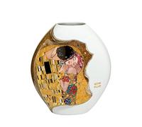 Goebel Gustav Klimt 66-500-40-1 - Vaso "Il bacio" in porcellana fine, dimensioni: 12 x 12 x 13,5 cm
